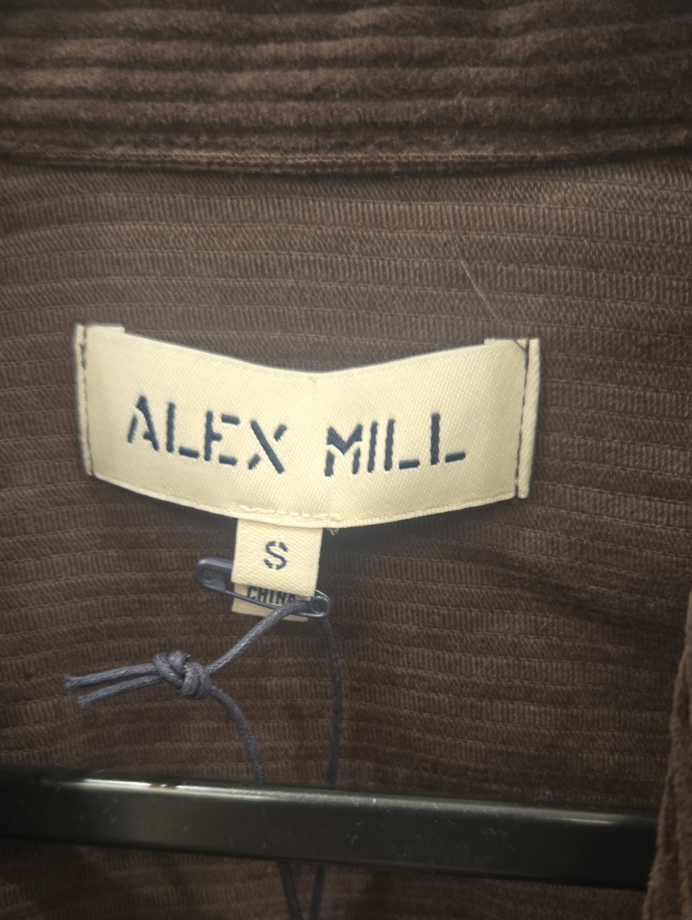 NWT Alex Mill Brown Corduroy Camden Rider Trucker Jacket. Size Small. - Picture 2 of 5
